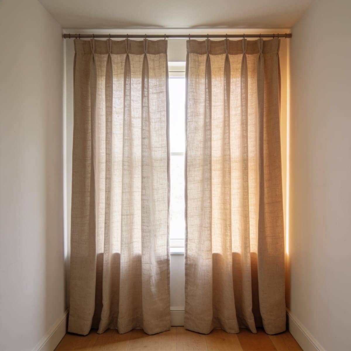 linen blend blackout curtains bedroom
