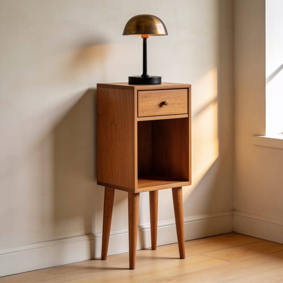 narrow slim nightstand