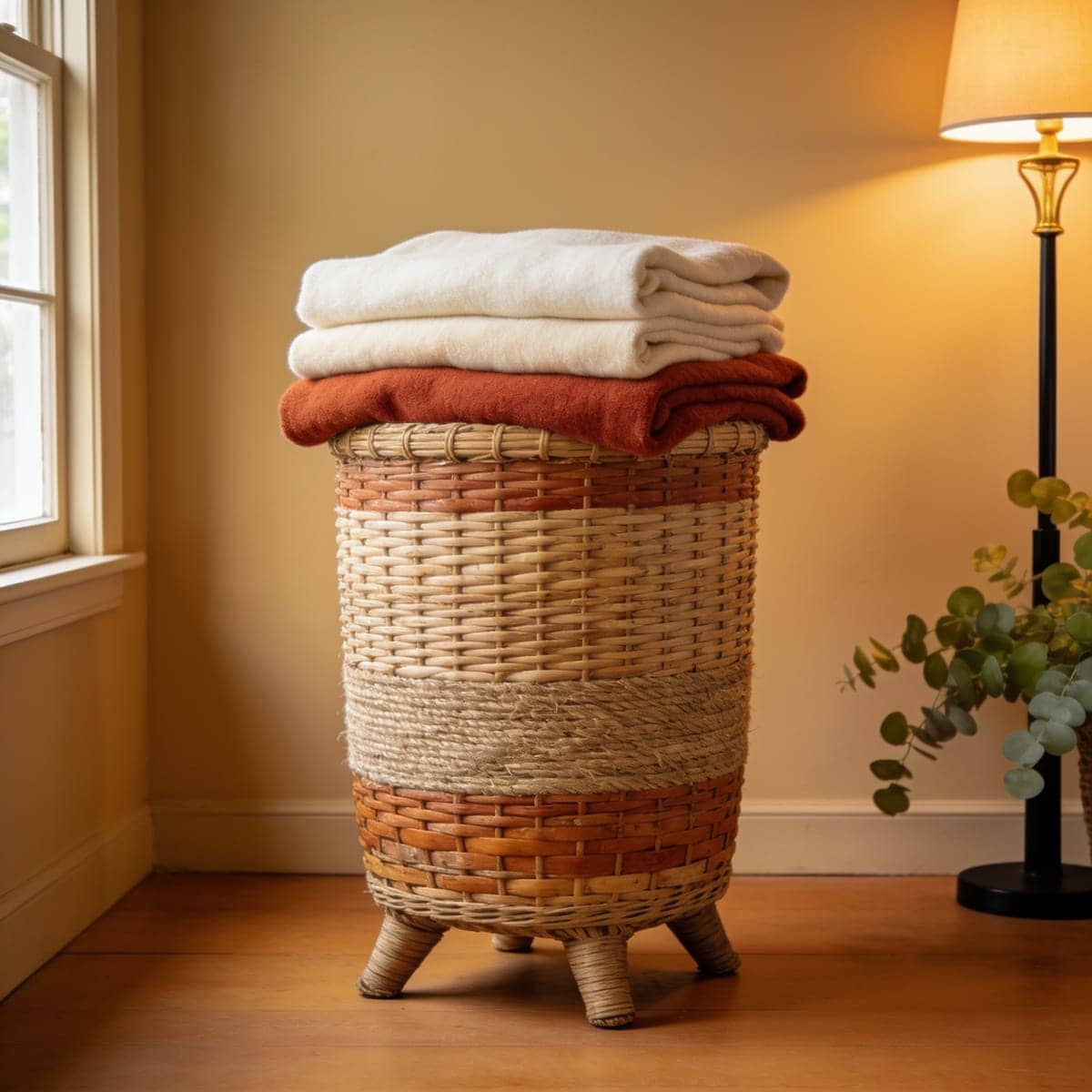 Large Woven Floor Basket