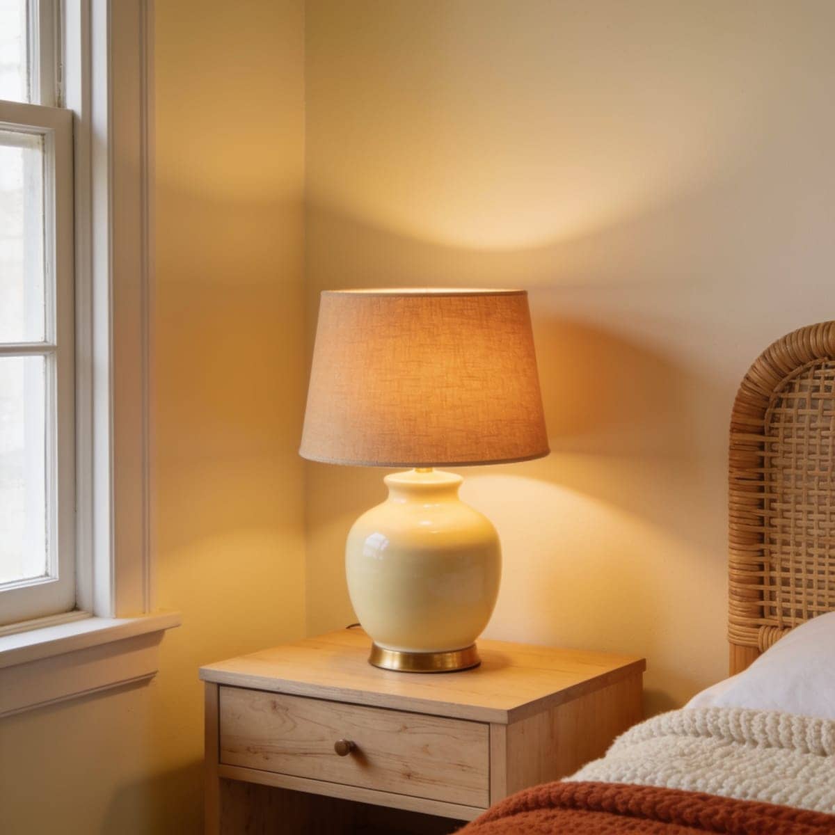 Warm Ceramic Table Lamp