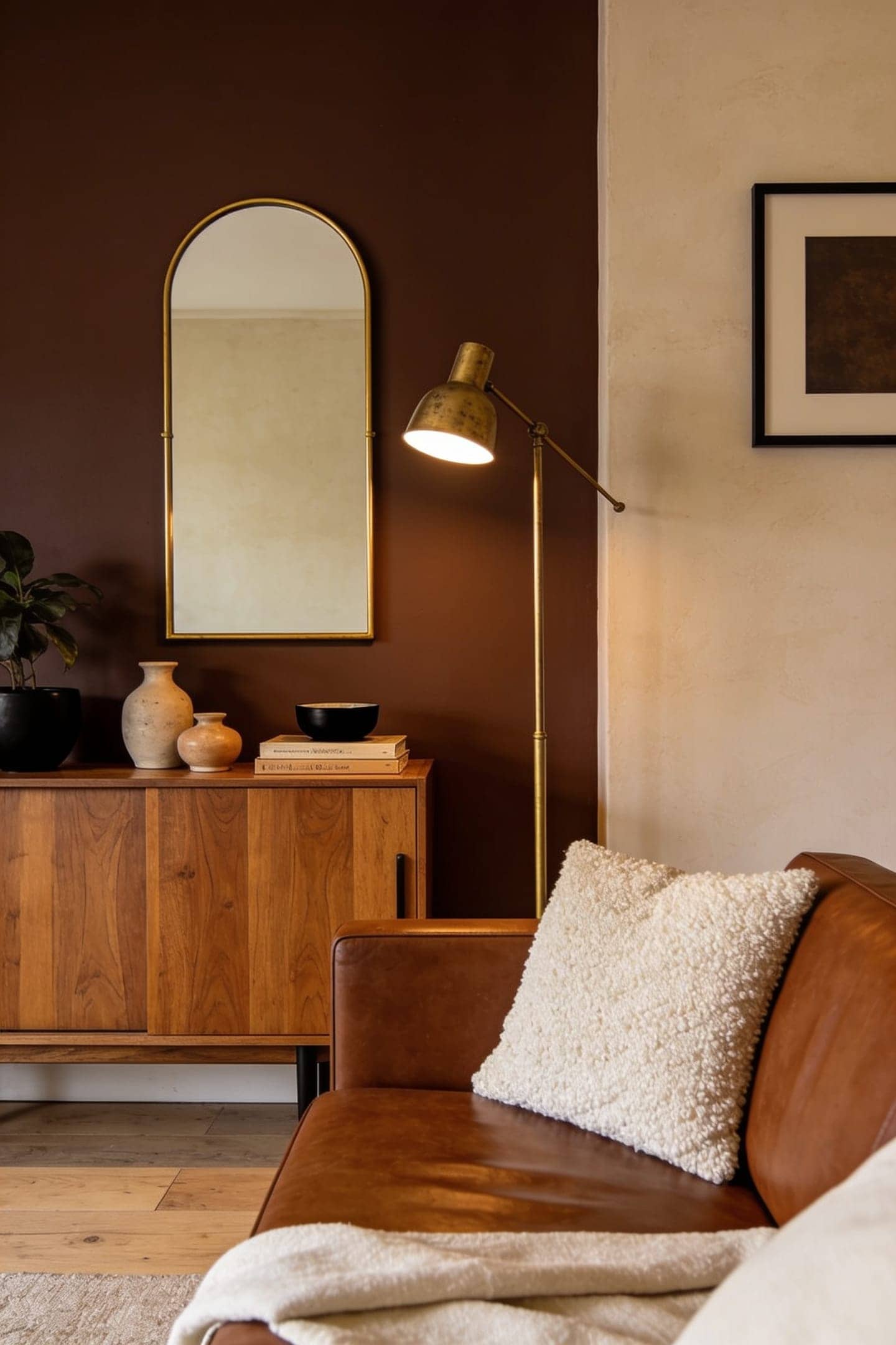 aged brass accents
