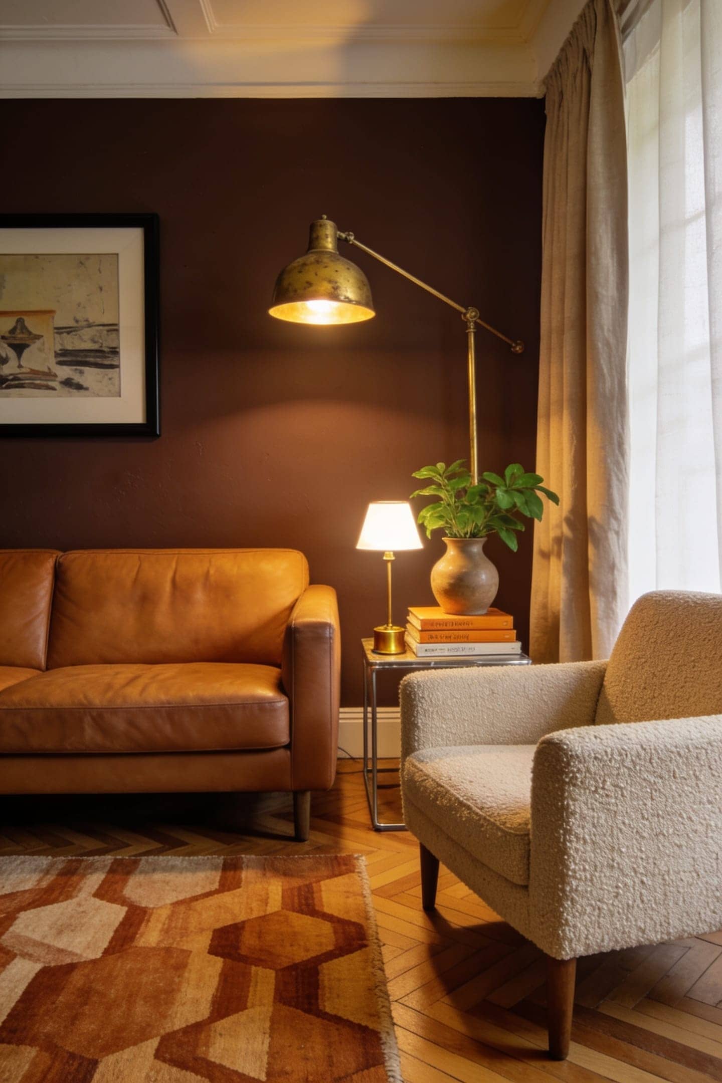 warm lamp glow