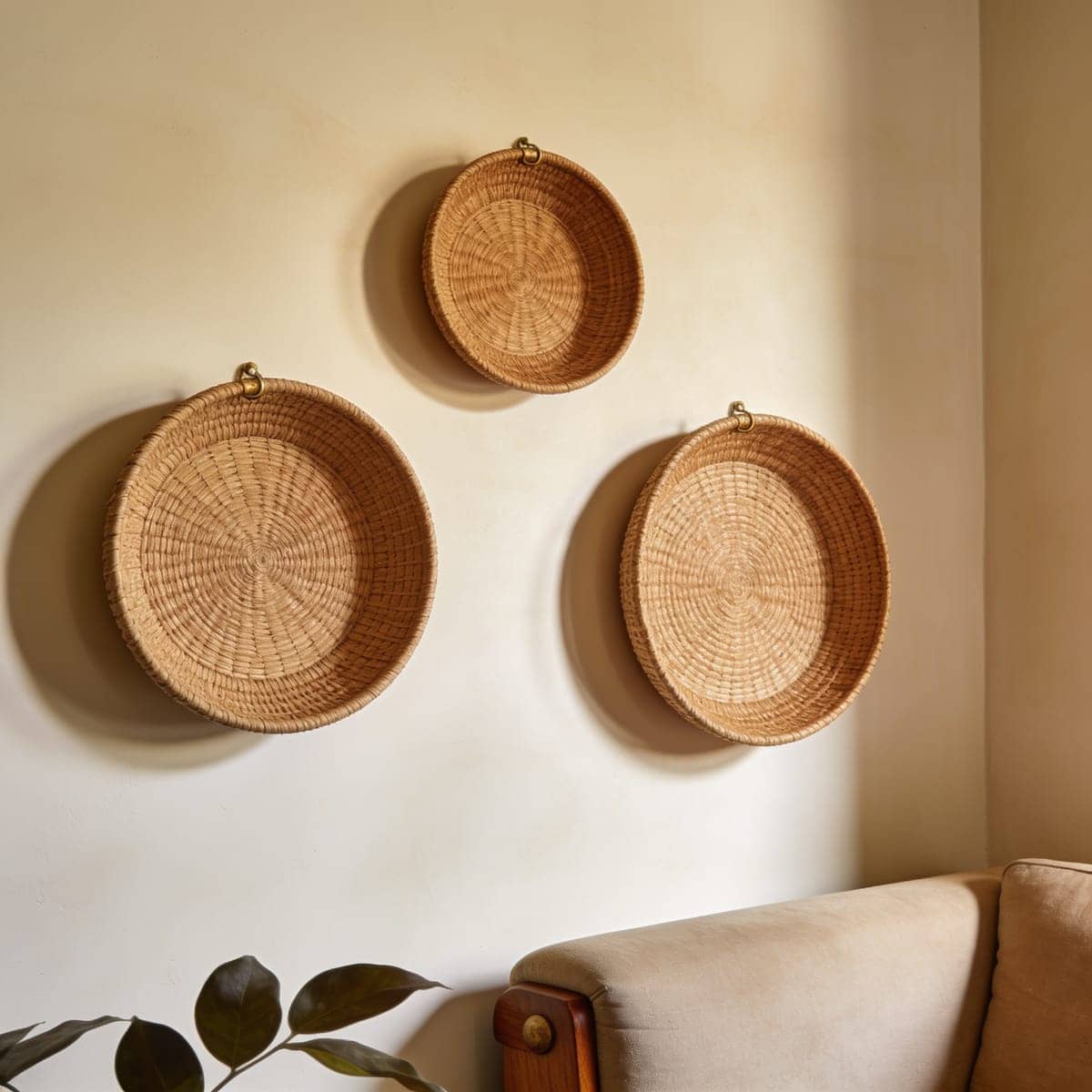 Woven Wall Basket Set