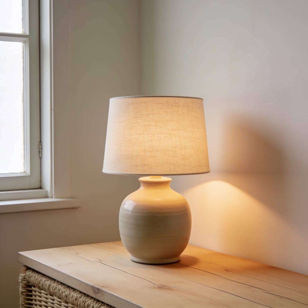Warm Ceramic Table Lamp