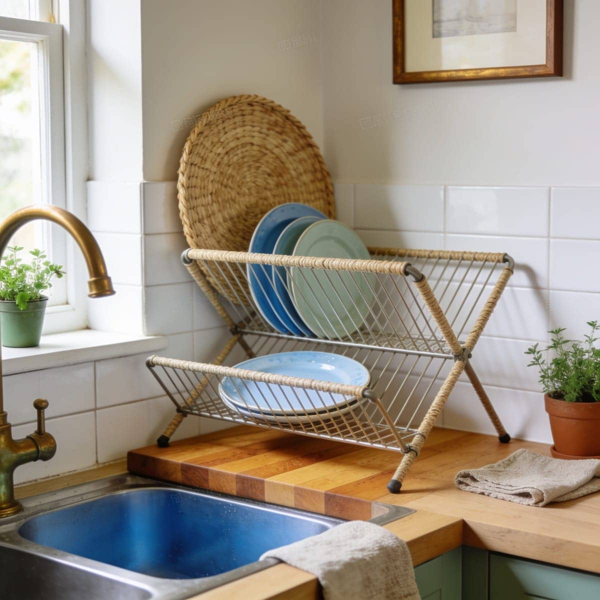 Over-the-Sink Dish Rack